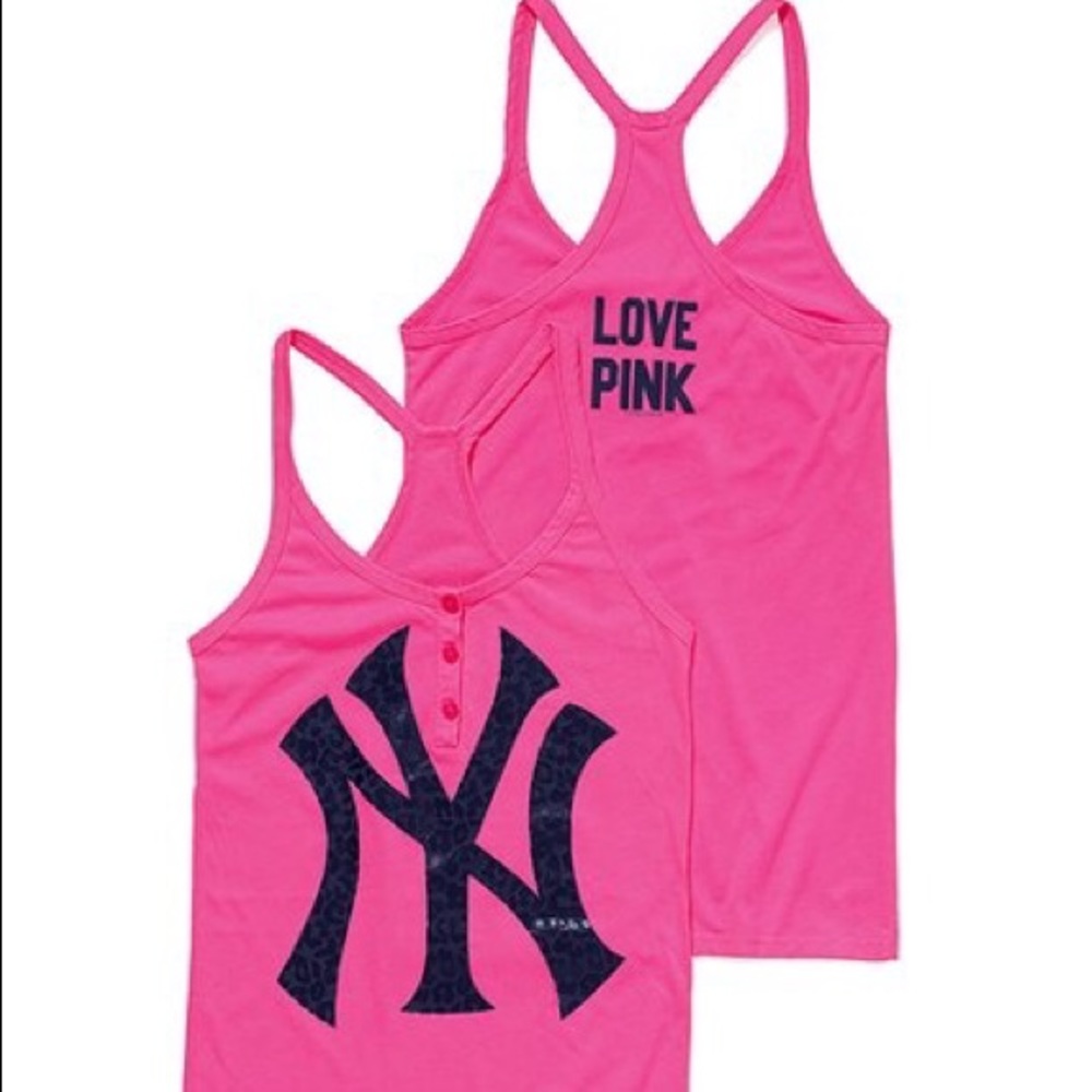 NWT VICTORIA SECRET PINK YANKEE TOP